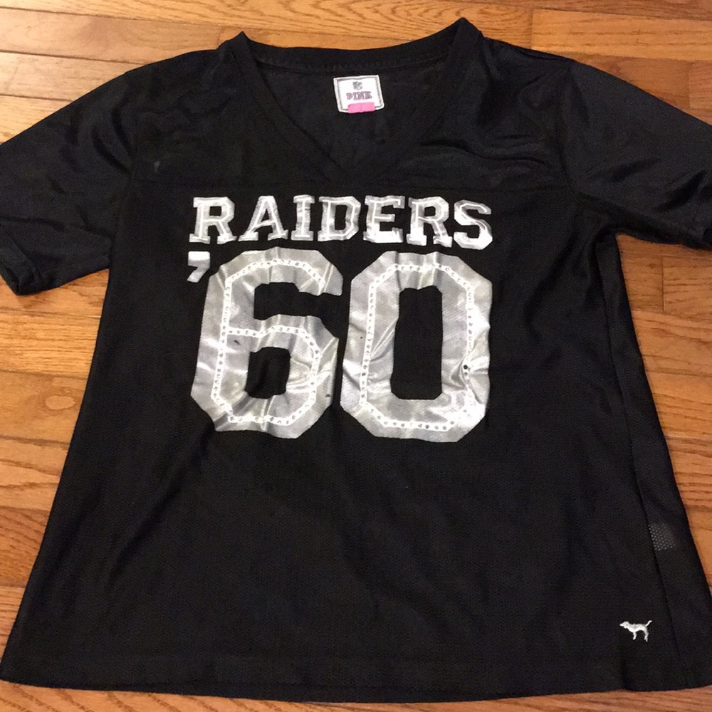 Victoria's Secret Pink Raiders Jersey size Medium