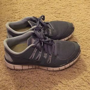 Nike size 7 and asics size 7 running shoes