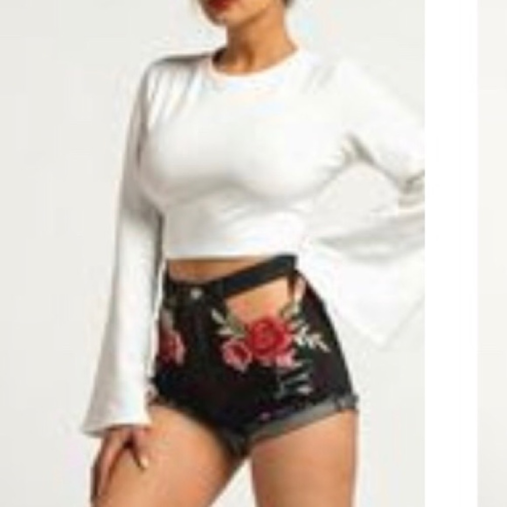 Open Back Crop Top - Picture 2 of 2