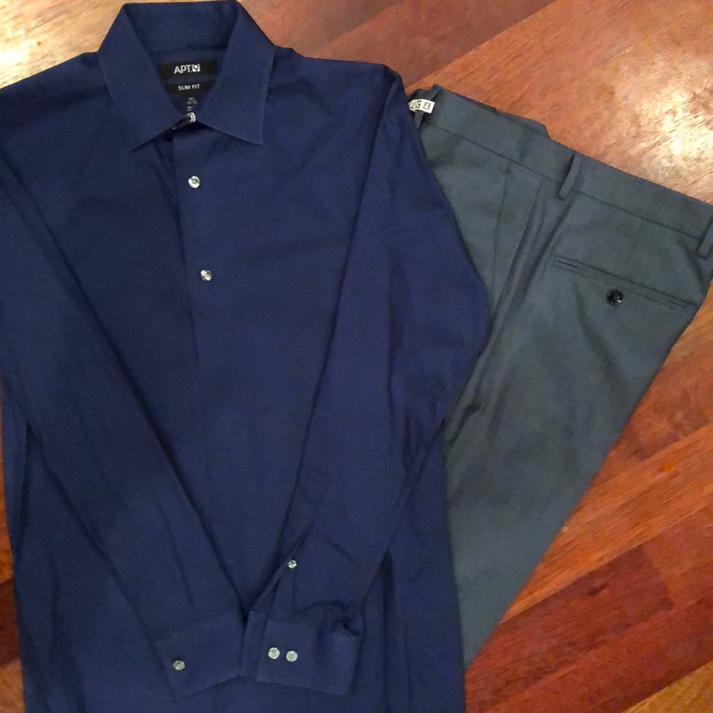 SALE• LIKE NEW SLIM FIT SHIRT
