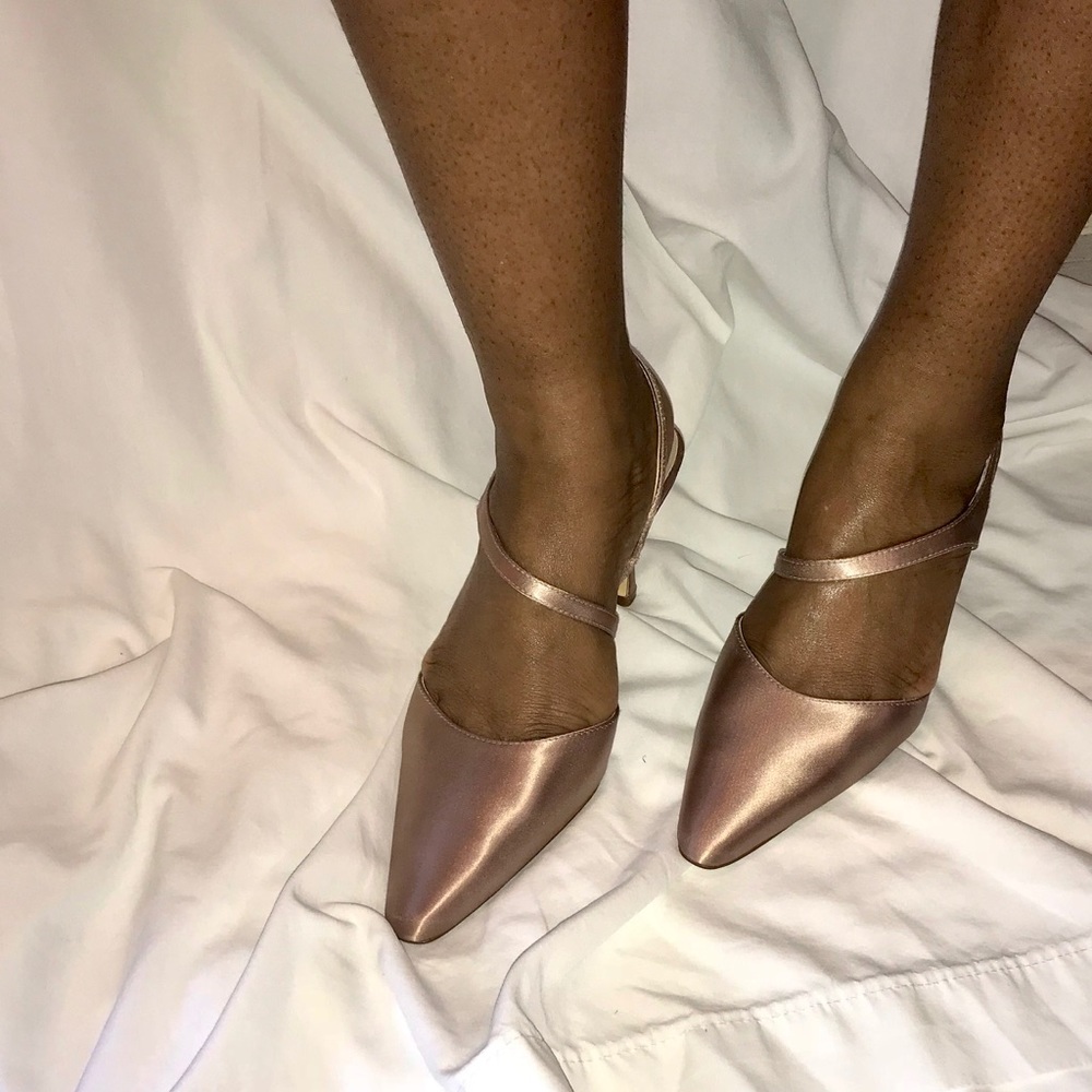 Satin shoes