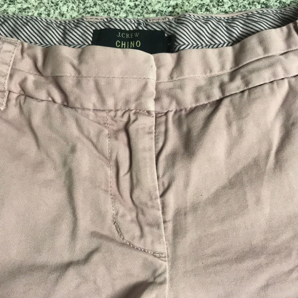 J.CREW Chino shorts size four lavender