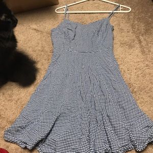 Old navy plaid blue dress