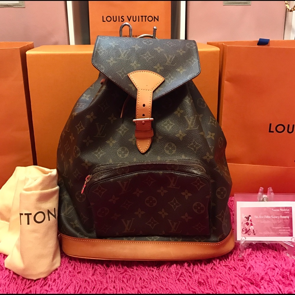 🌷SOLD🌷Authentic Montsouris Backpack GM