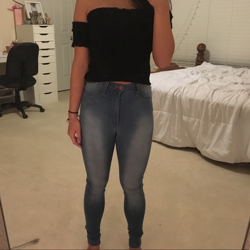 Fashion nova classic high waisted jeans