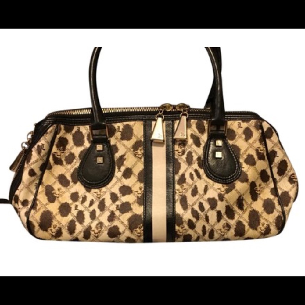 L.A.M.B. Leopard print handbag