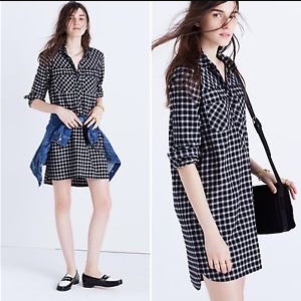 Madewell Flannel Dress