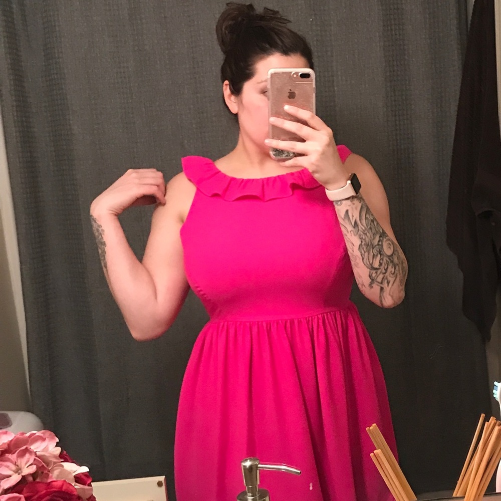 Kate Spade hot pink dress
