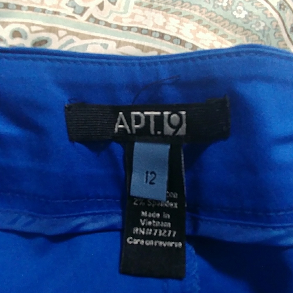 Apt 9 Ladies Royal Blue Skirt - Picture 3 of 6