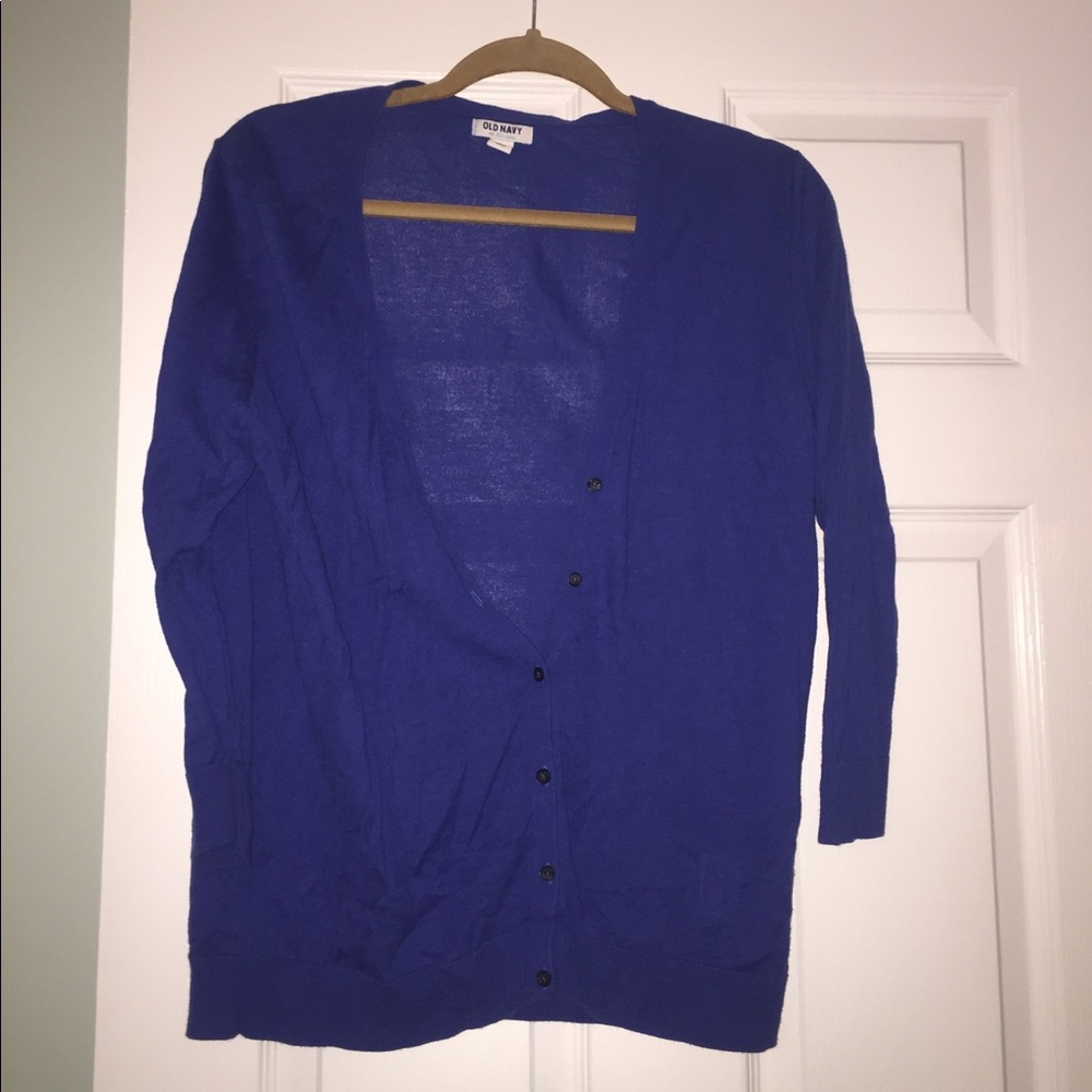 Royal blue cardigan