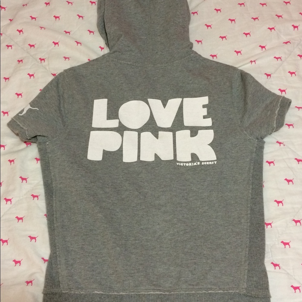 🎀HTF Vintage Victoria's Secret Pink hooded top🎀