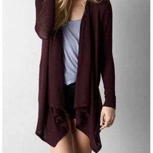 AE Burgundy Cardigan