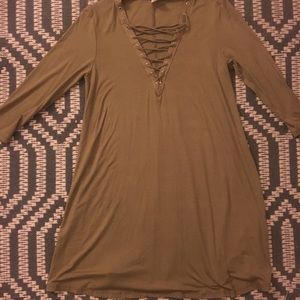 Forever 21 Olive Green Dress