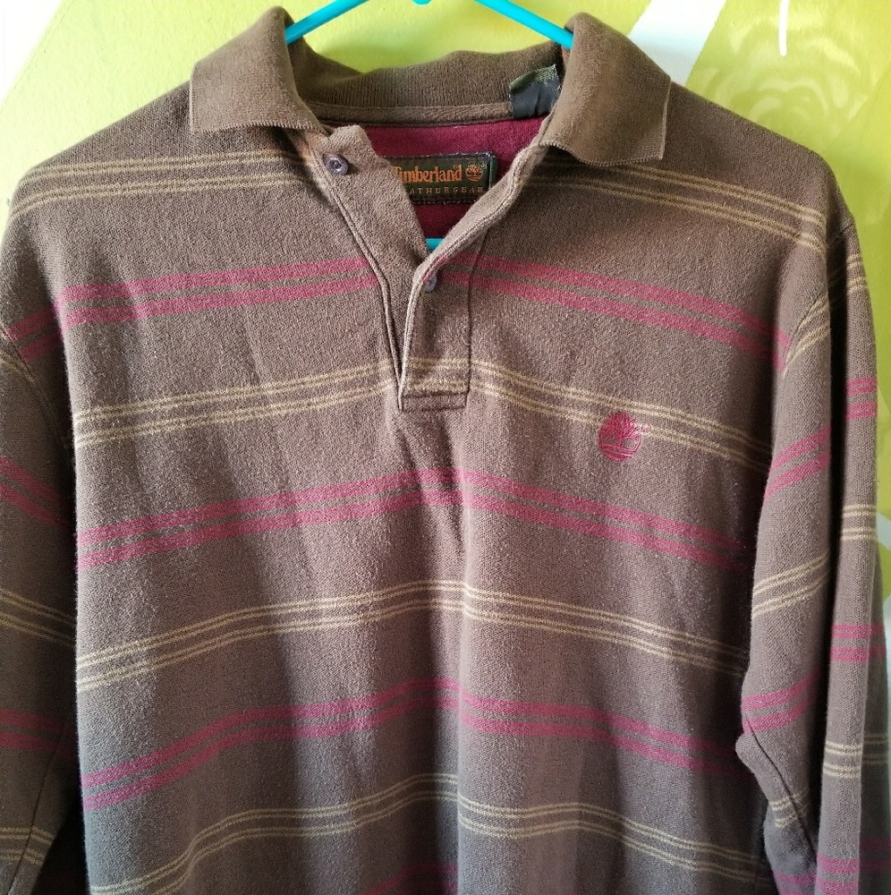 ***TIMBERLAND LONG SLEEVE POLO SHIRT***