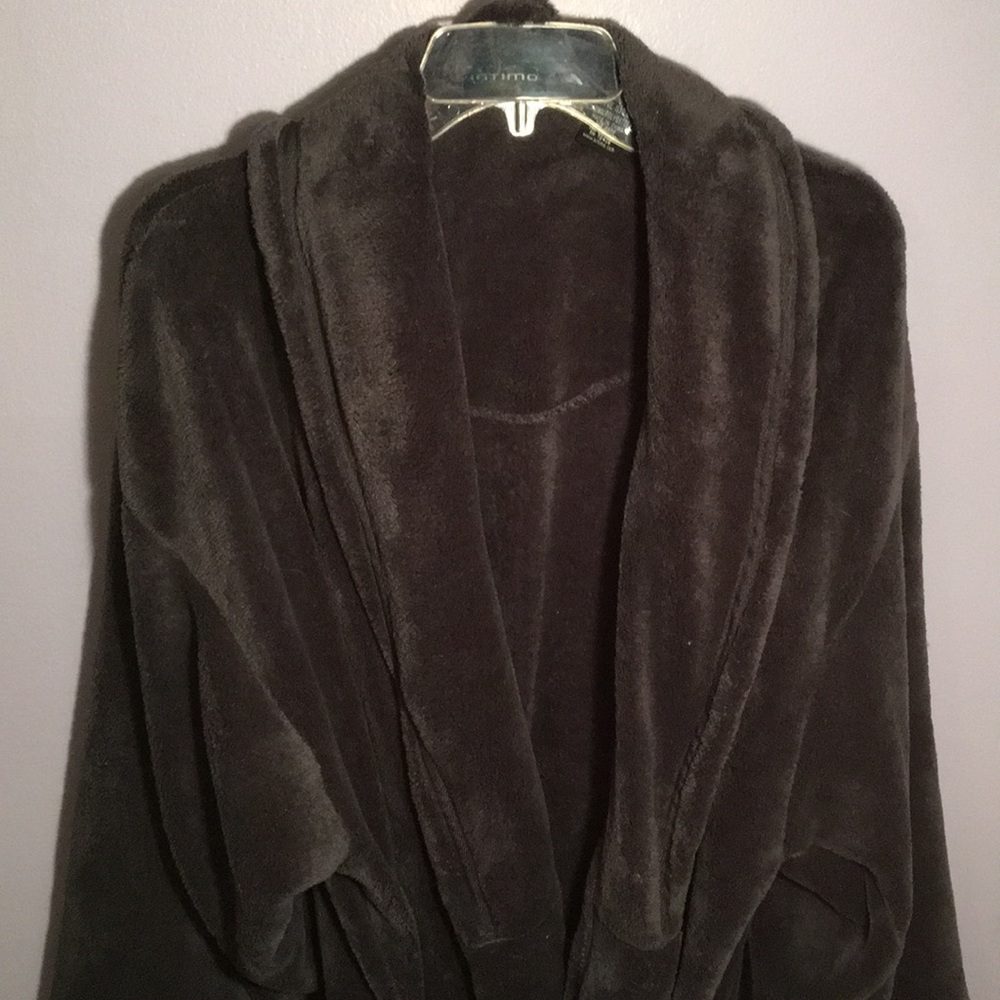 Men's fleece bath robe