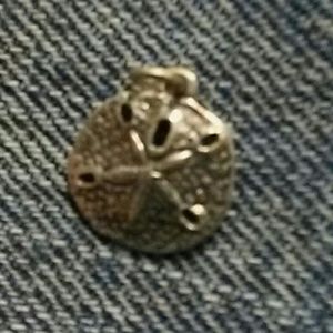JAsilver sanddollar charm