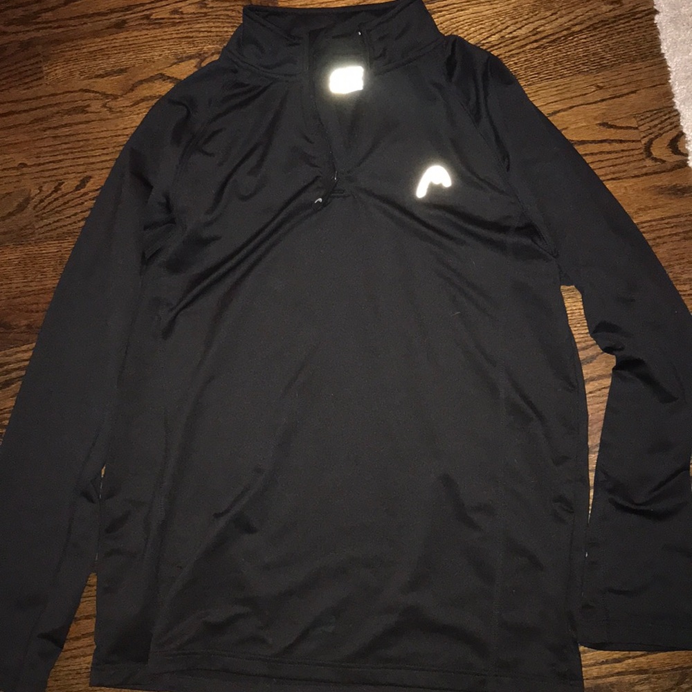 Men’s 3/4 zip black head golf shirt