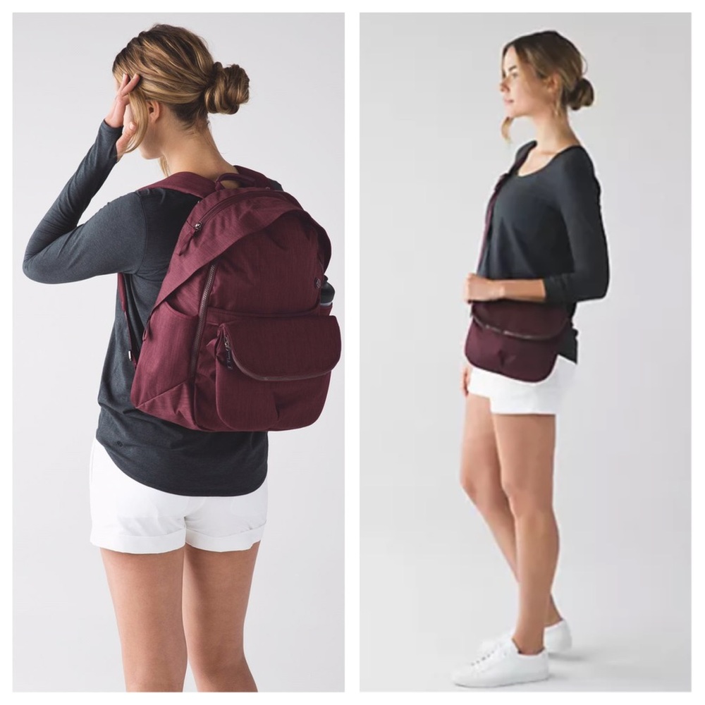 SOLD Lululemon All Day Backpack Bordeaux