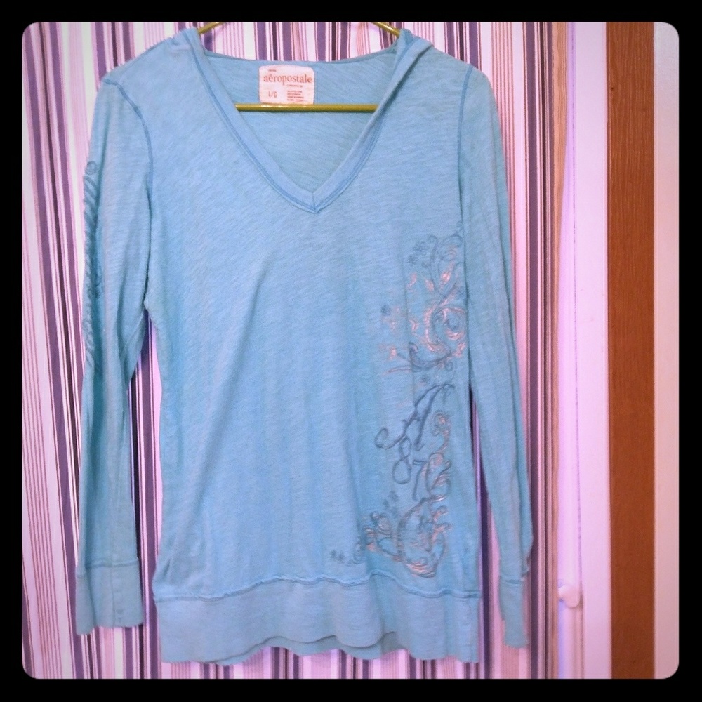 Large aeropostale hoodie