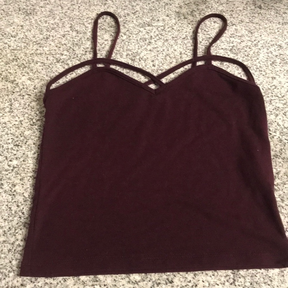NWOT Garnet crop top
