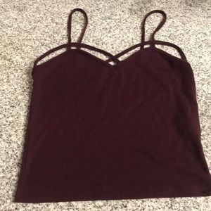 NWOT Garnet crop top