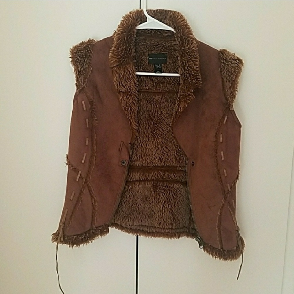 Mango Shearling/Fur Vest