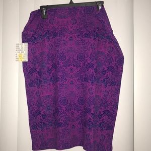 NWT Pink & Purple LuLaRoe Cassie 3X