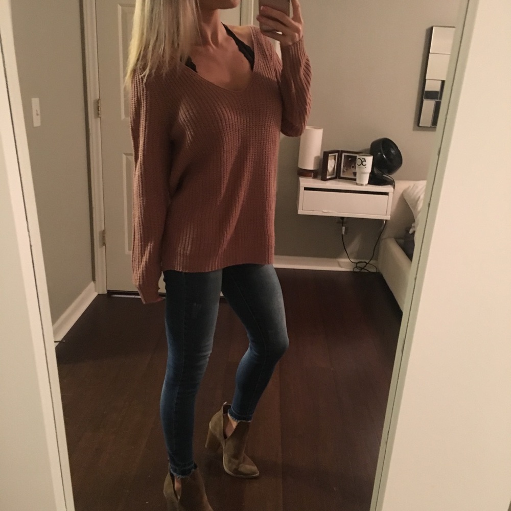 Mauve sweater