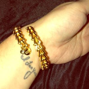 Alex & Ani gold wrap bracelet