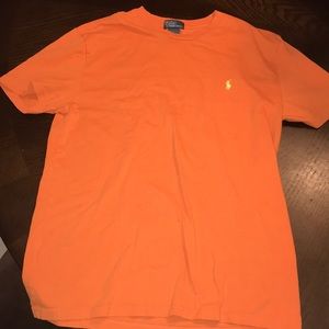 Orange kids polo t shirt