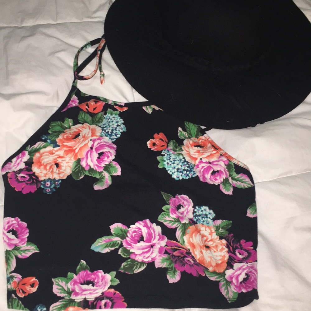 Floral Halter Top