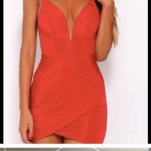 Hello Molly red dress with low back