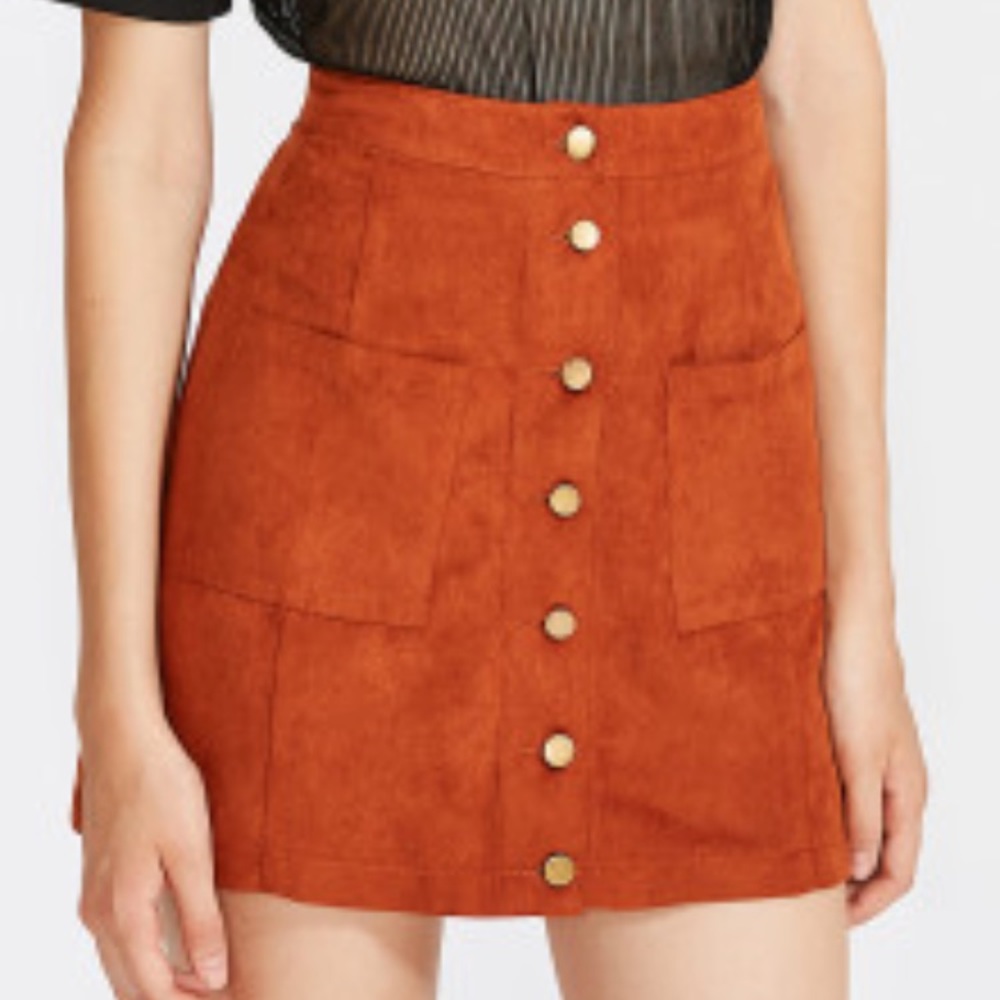 Buttoned up skirt