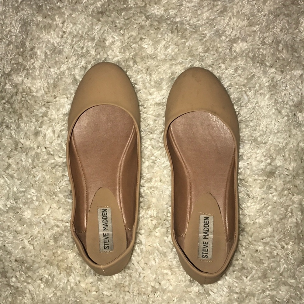 Nude Steve Madden Flats