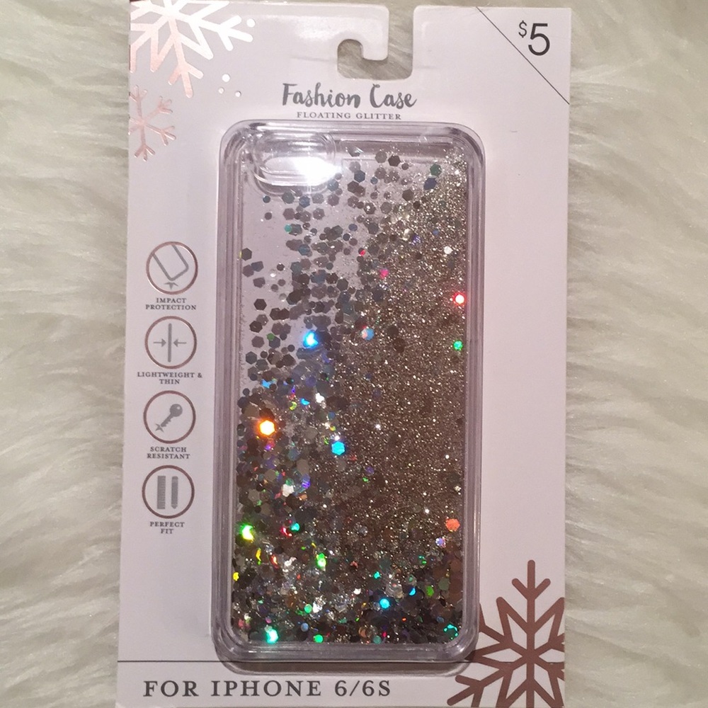 IPhone 6 6s Glitter case NIB