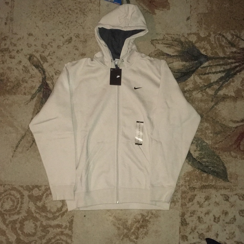 Nike Beige full zip hoodie Men’s Medium