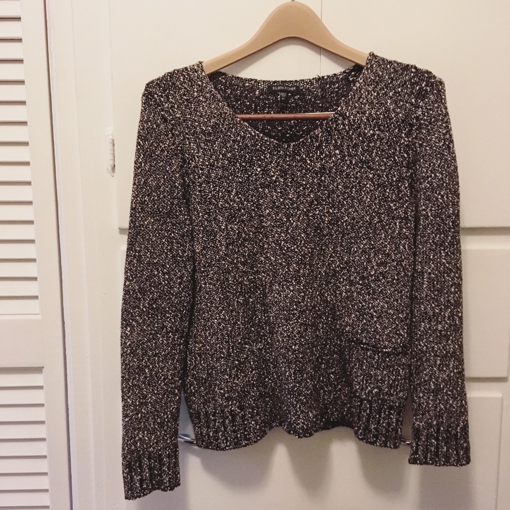 Eileen Fisher v neck sweater