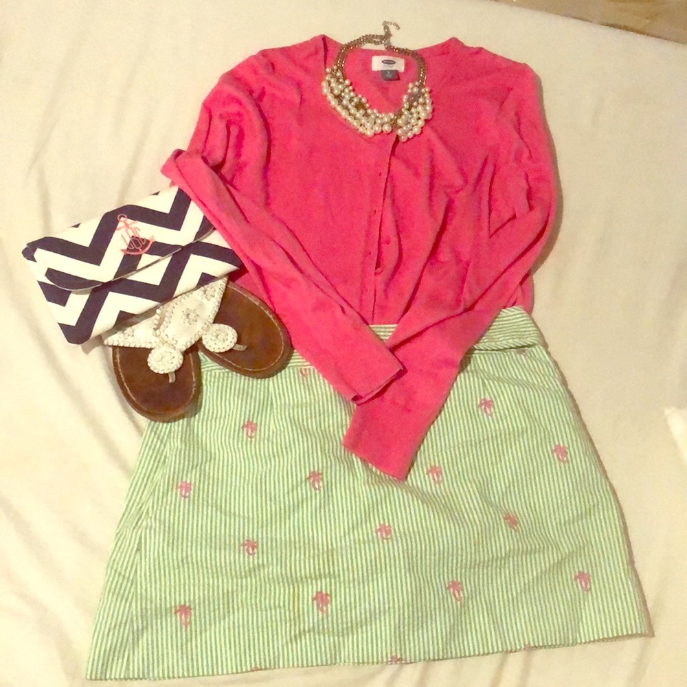 Lilly Pulitzer searsucker skort size 6