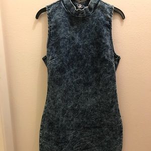 Denim bodycon dress