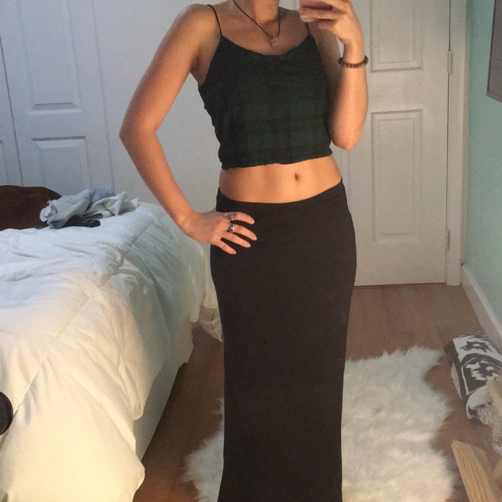 LF Short Plaid Top