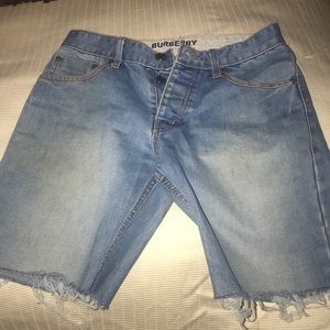 Authentic Burberry jean shorts