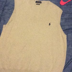Gray Ralph Lauren Polo vest