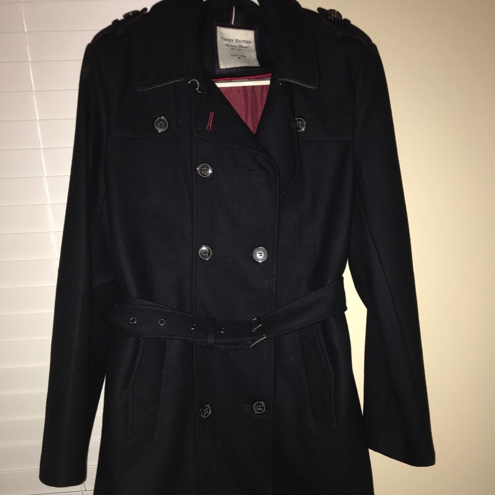 Tommy Hilfiger navy peacoat. Never worn!