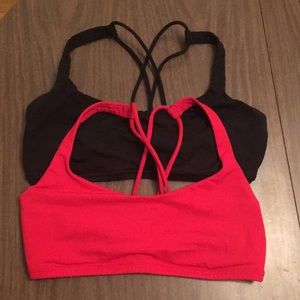 Lululemon free to be bras lot of 2 size 8