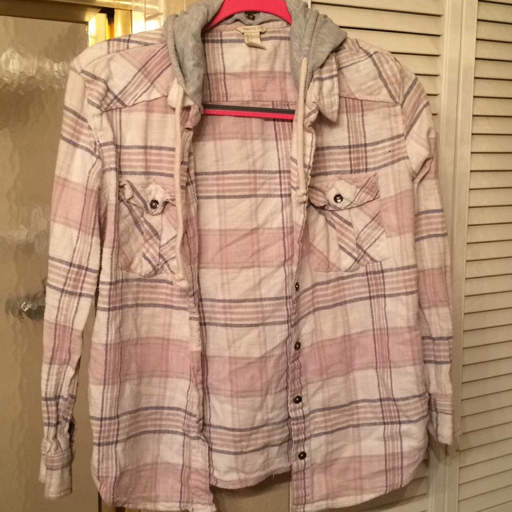 Hooded flannel