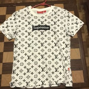 supreme lv tee shirt