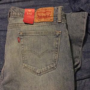 Levis blue slim  pants