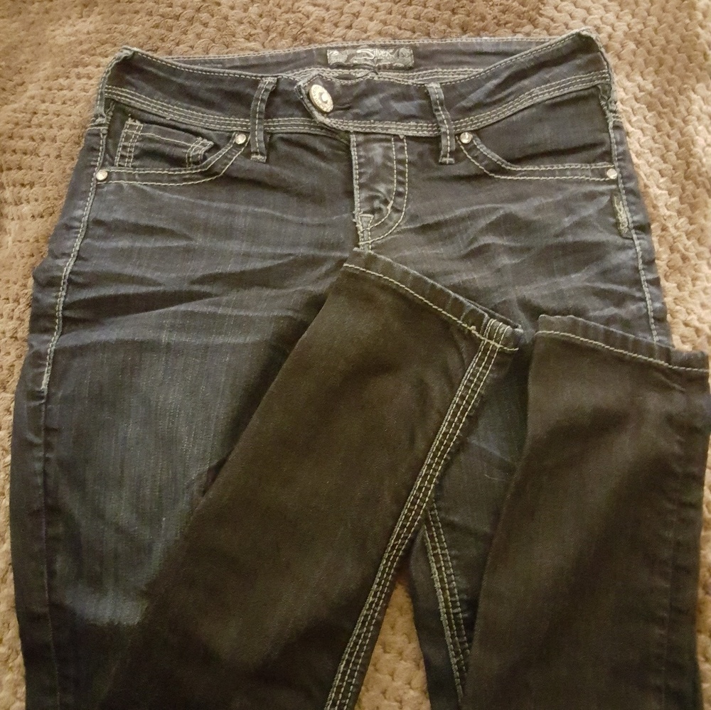 Silver jeans