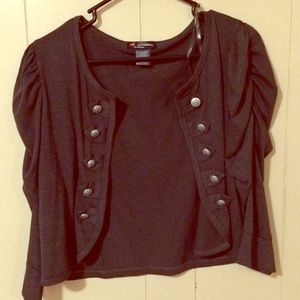 Military Style Cardigan