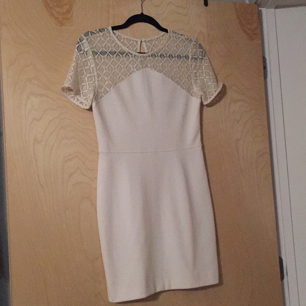 Banana republic cute white dress